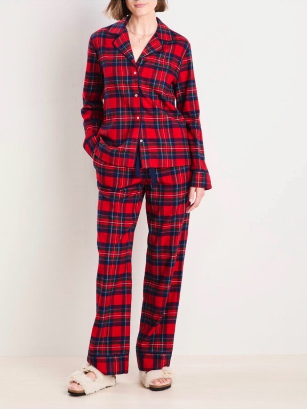 Vineyard Vines Flannel Red Plaid Pajamas
Sleep Set Loungewear Size Medium NWT